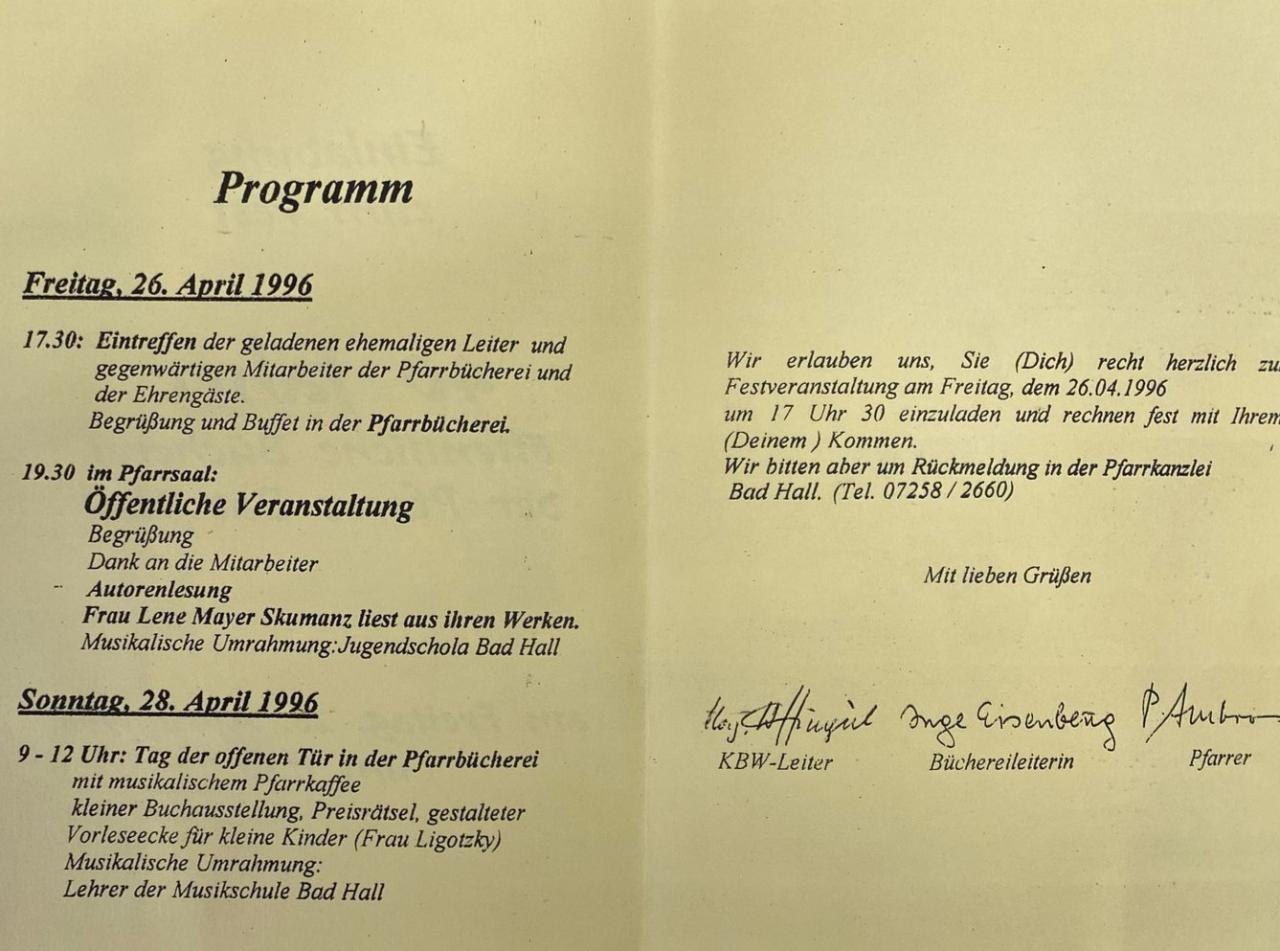 Programm_40-Jahr-Feier 1996