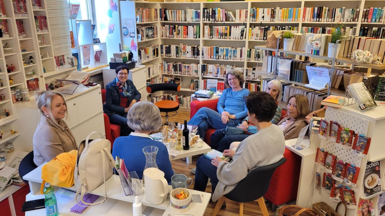 Lesekreis in der Bücherei