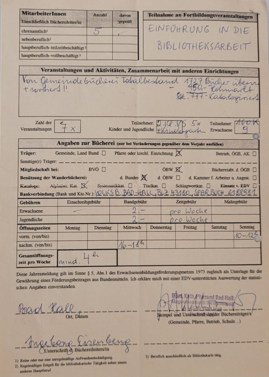 Jahresmeldung BBH 1995_2_2