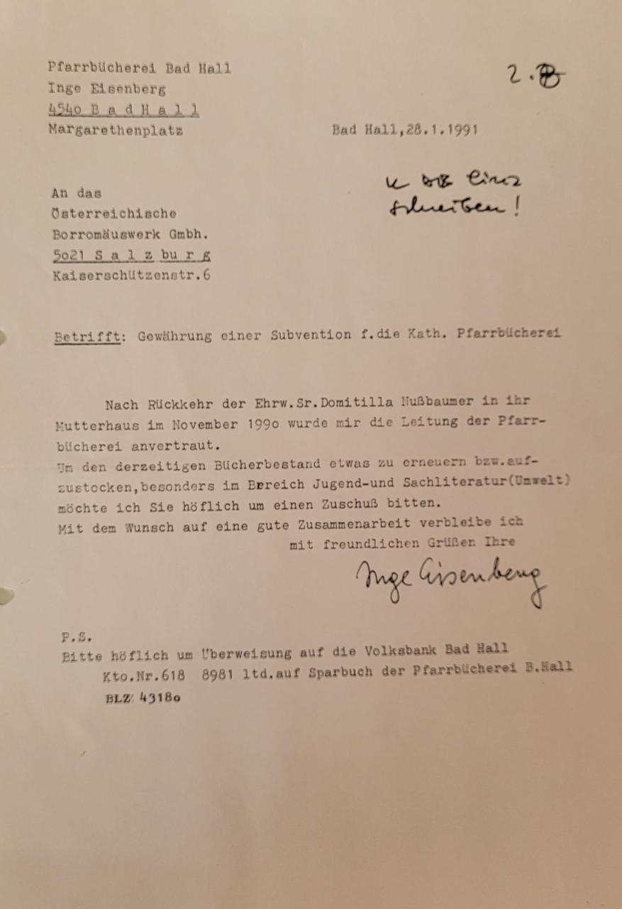 Leitungswechsel_Subventionsansuchen 1991