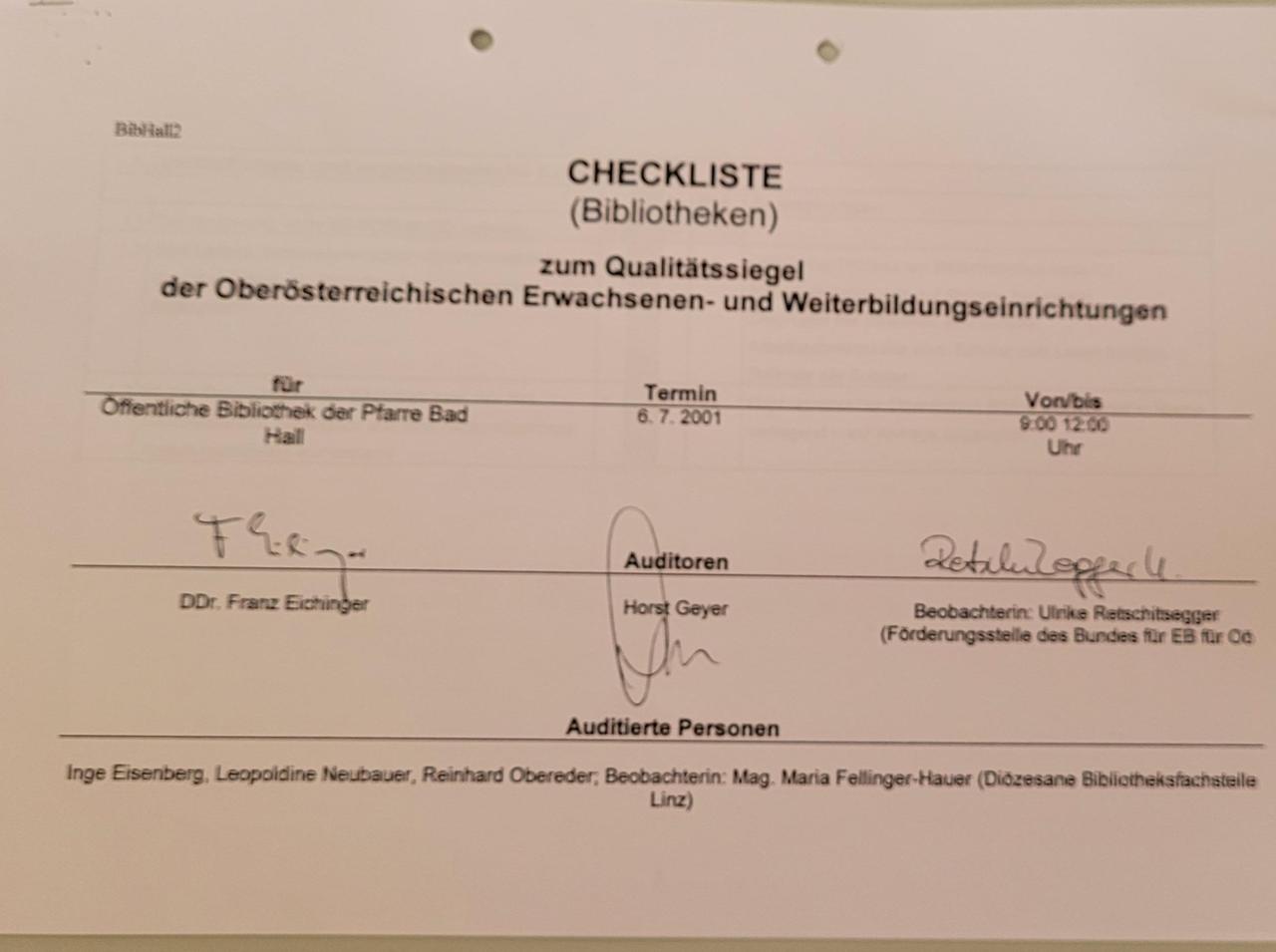 Audit Qualitätssiegel_12 2001