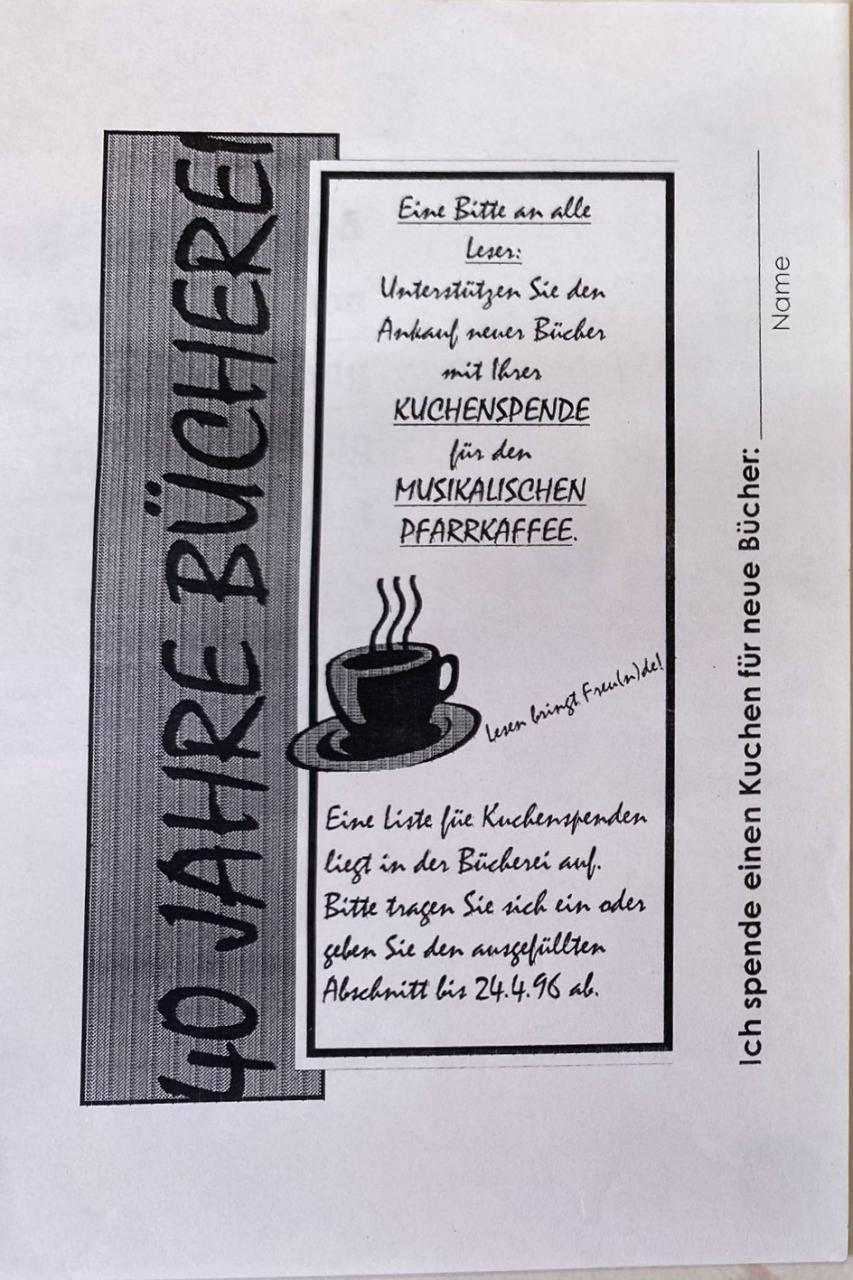 Unterstützung Kuchenspende_40-Jahr-Feier 1996