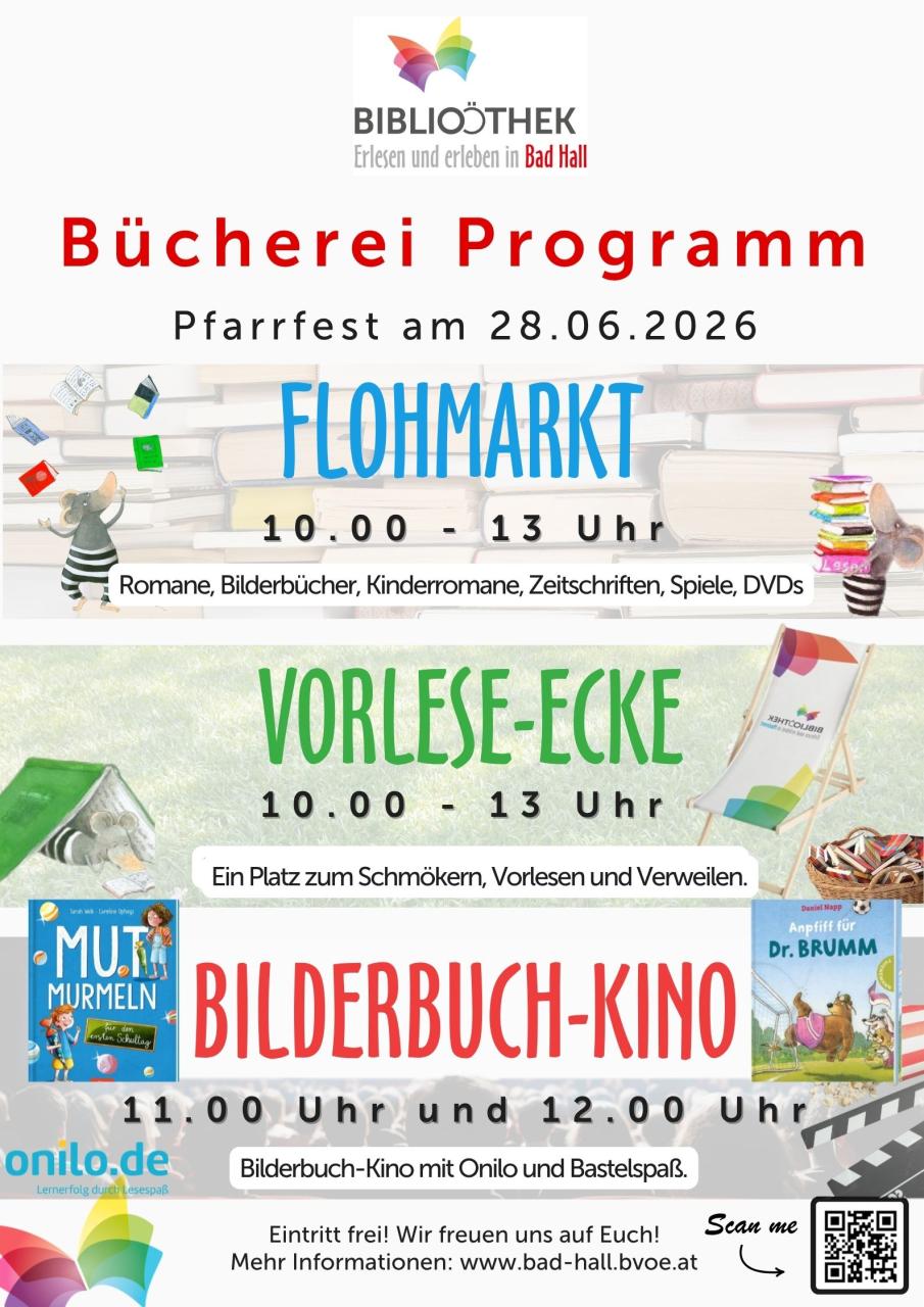Plakat Programm Pfarrfest