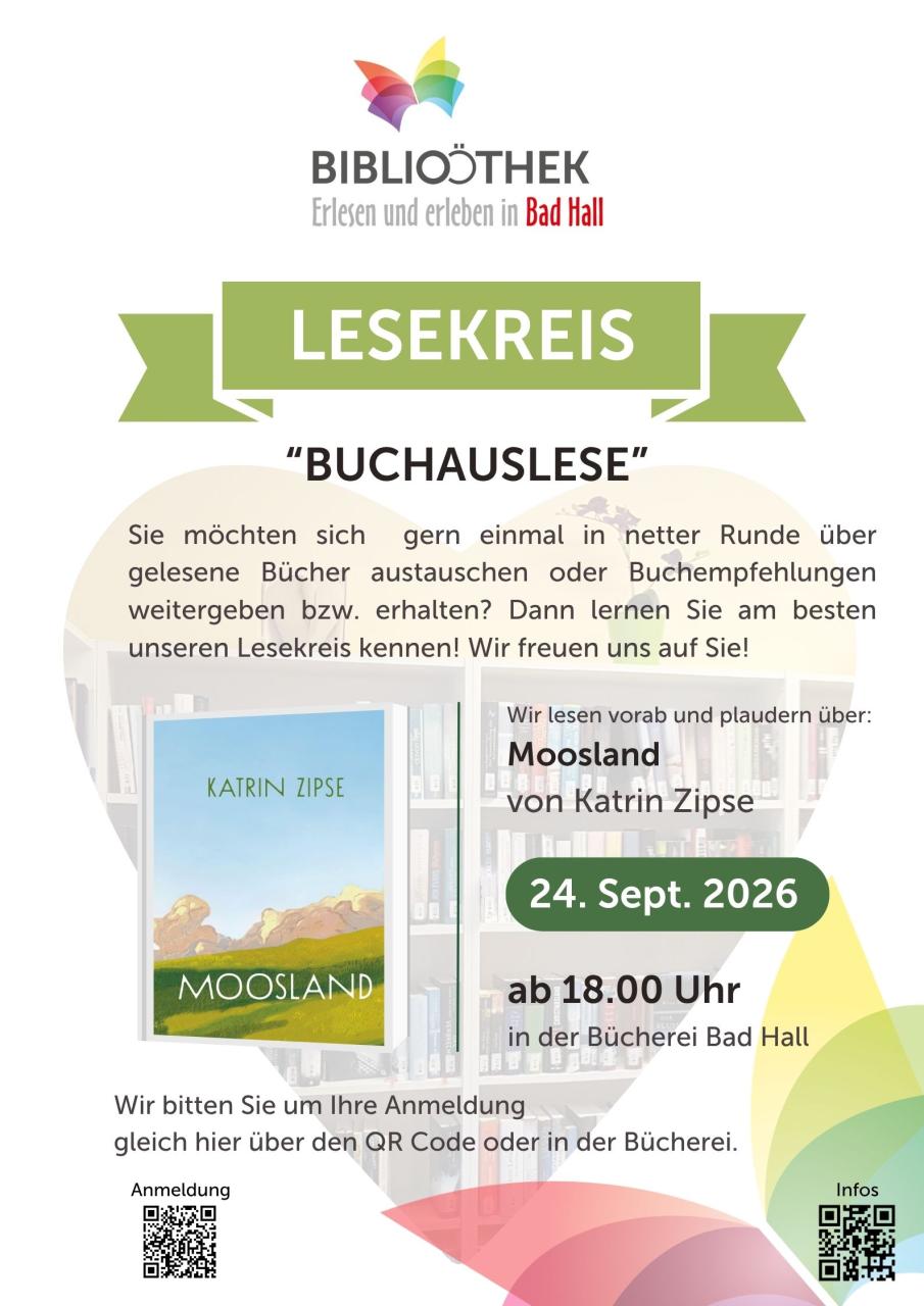 Plakat Lesekreis