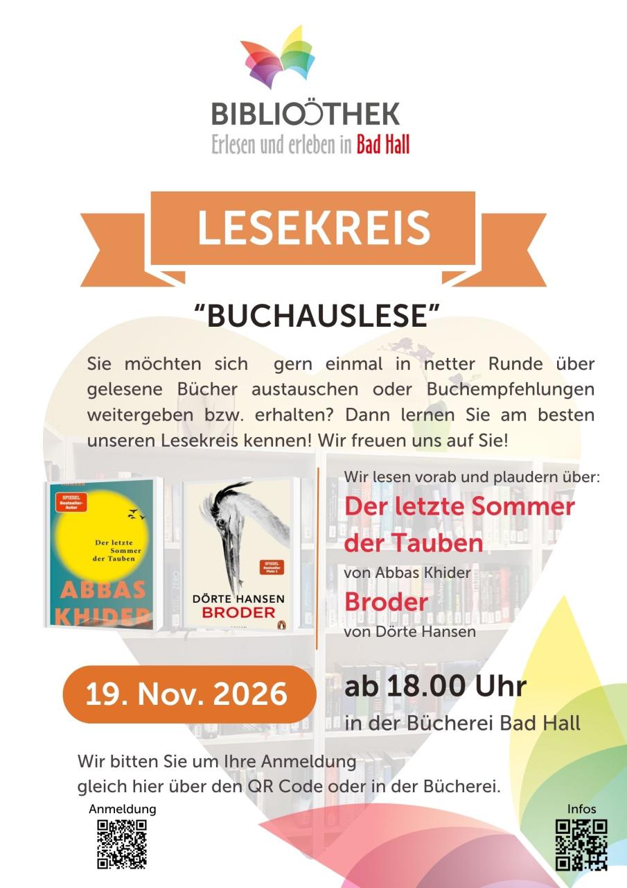 Plakat Lesekreis