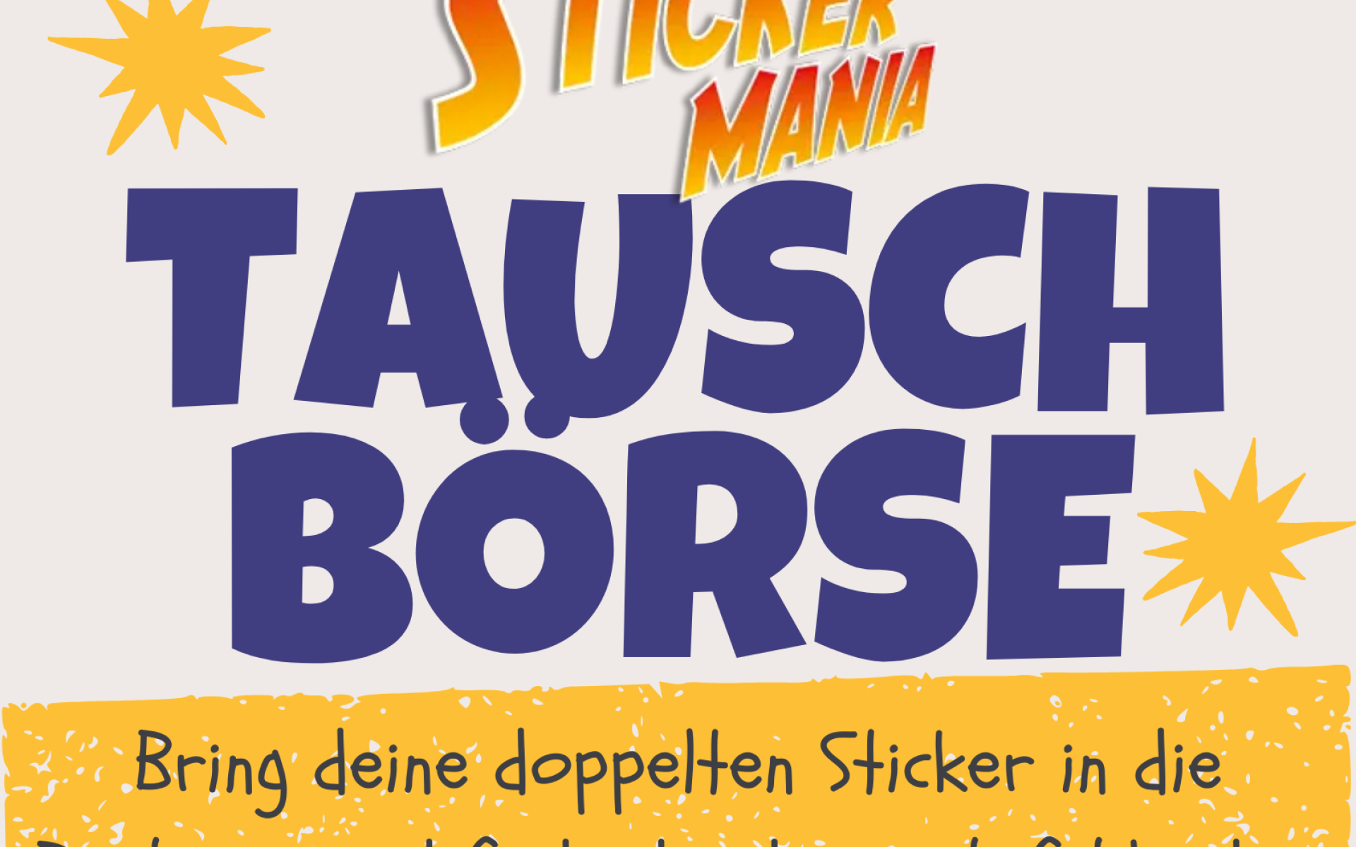 Sticker Mania Tauschbörse